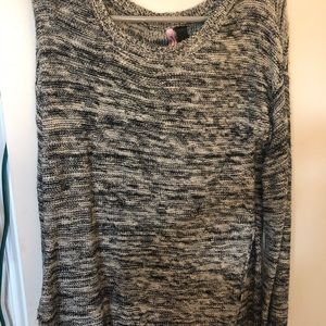 Black and white sweater